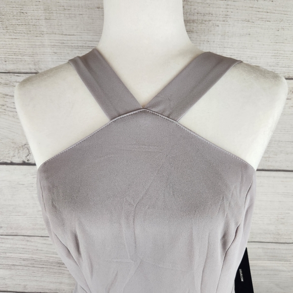 Lulu's Forevermore Taupe Skater Dress - Picture 6 of 10